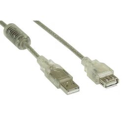 Удължителен кабел USB 2.0, 0.8м, екраниран