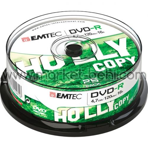 DVD-R Emtec Holly Copy 25бр.