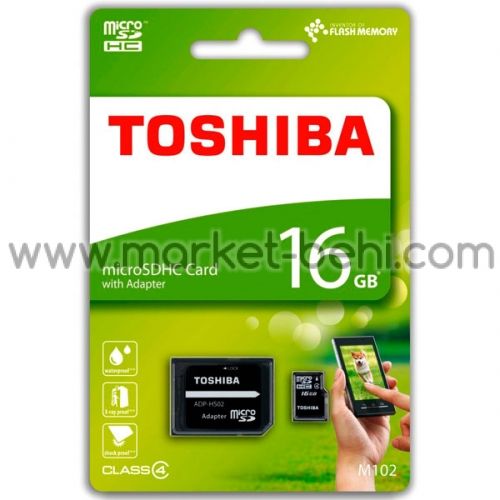 Карта Toshiba SDHC 16GB class 10