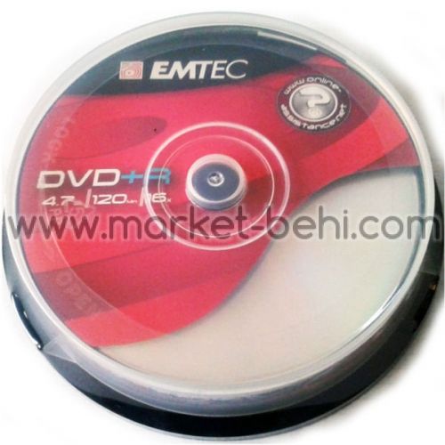 DVD+R Emtec 8x 4.7 GB шпиндел 10 бр.