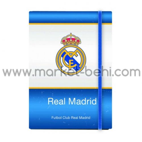 Бележник с ластик FC Real Madrid, A6, 100 л