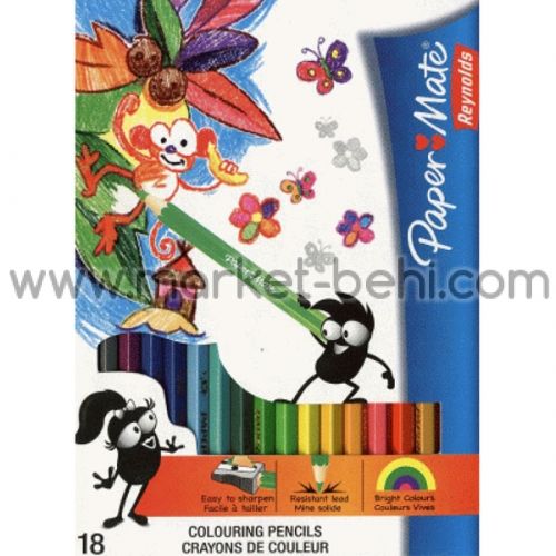 Цветни моливи Papermate 18 цвята