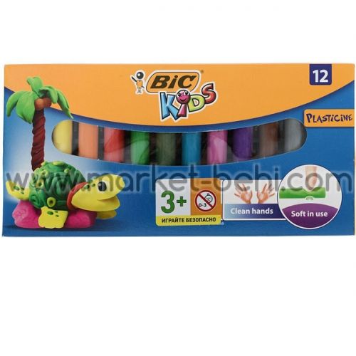 Пластилин Bic Kids 12 цвята