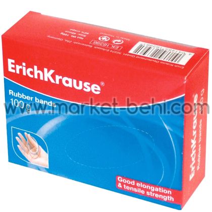 Ластици ErichKrause Ф60 mm, 100 g, цветни