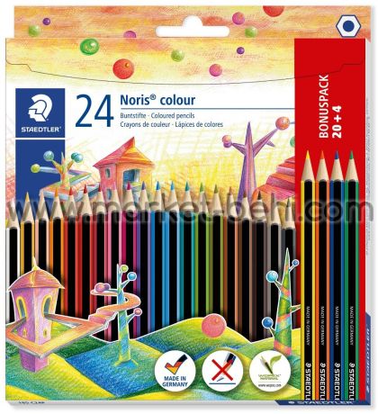 Цветни моливи Staedtler Noris Colour 185,24 цв.