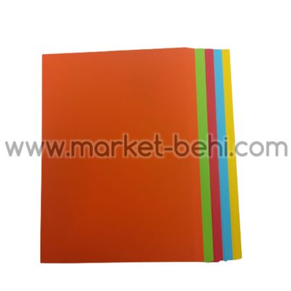 Цветна хартия наситена А4, 5 х 20л., 80 гр.