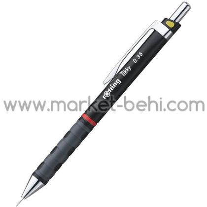 Автоматичен молив Rotring Tikky II 0.35mm, Черен