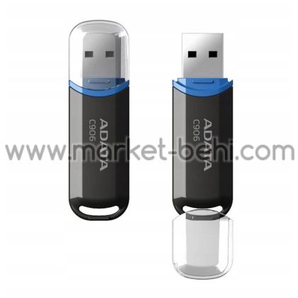 Флаш памет Adata 32GB C906, USB 2.0, Черен
