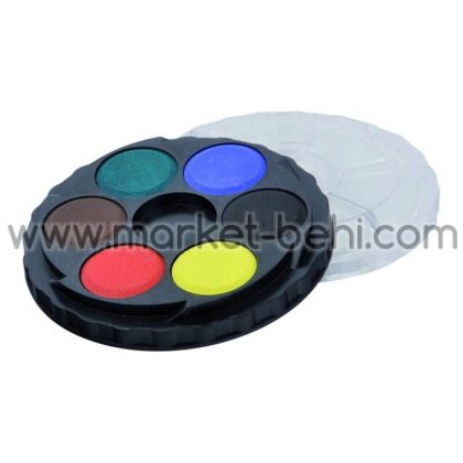 Водни бои Koh-i-noor 22.5мм, 12 цвята, кръгла кутия