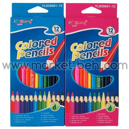 Цветни моливи Yalong 830041, 12 цвята