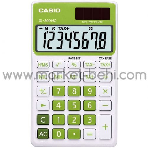 Джобен калкулатор Casio SL-300NC зелен