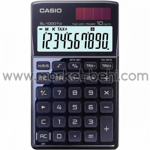 Джобен калкулатор Casio SL-1000TW черен