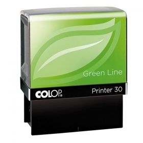 Печат правоъгълен Colop Printer G30 18x47 mm син