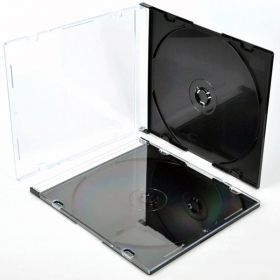 Кутия черна тънка за CD/DVD