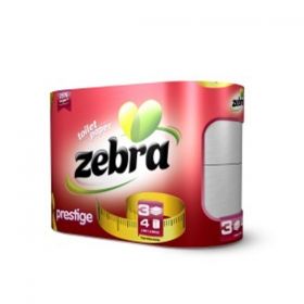Тоалетна хартия Zebra Jumbo трипл. аромат. 4 бр.