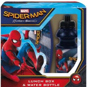 К-т кутия за храна и шише за вода spider-man