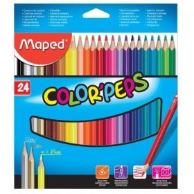 Цветни моливи Maped 24 цвята