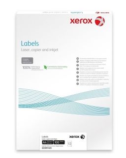 Етикети Xerox 105x148,5 mm A4, 100 л. 4 етик.