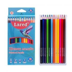 Цветни моливи Lared 12 цвята дълги