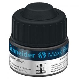 Мастило Schneider за маркери за бяла дъска Maxx665 Черен