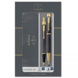 К-т Parker IM Black GT химикалка + писалка