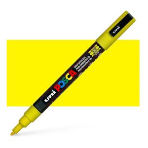 Маркер перманентен Uni Posca 0.9-1.3mm Жълт
