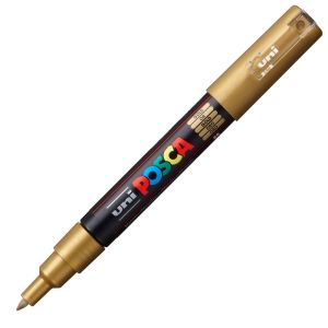 Перманентен маркер Uni Posca 0.9-1.3mm Златен