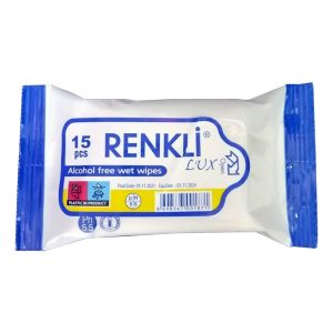 Мокри кърпи Renkli Lux, 15 бр.