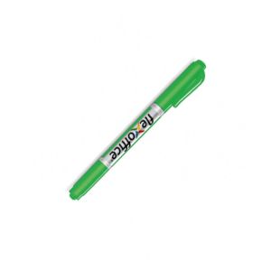 Перманентен маркер FlexOffice FO-PM07,  двувърх,  зелен