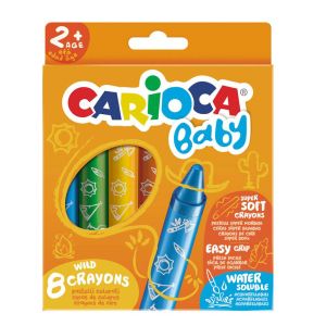 Пастели Carioca baby, меки, акварел, 8 цвята