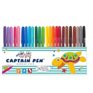 Флумастери Captain Pen, 24 цвята