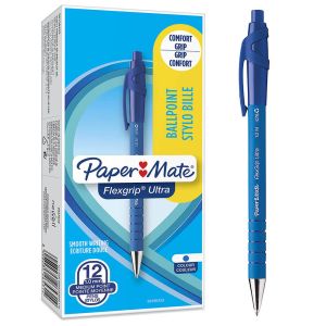 Химикалка PaperMate Flexgrip син