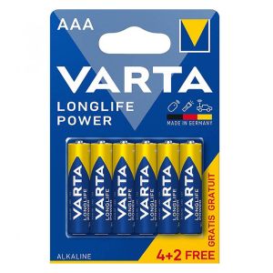 Батерия Varta Longlife Power 1.5V LR3/AAA 4+2