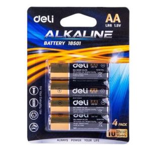 Алкална батерия Deli 1.5V, AA LR6