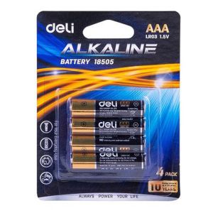 Алкална батерия Deli 1.5V,AАA LR03
