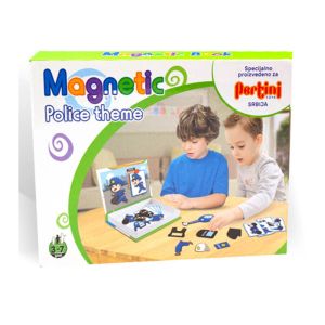 Игрален комплект с магнити Magnetic Police Theme