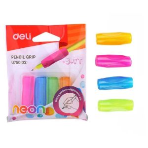 Грип за молив Deli neon 75002 4бр.в опаковка