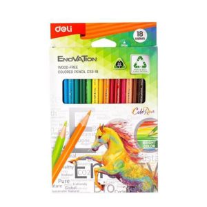 Моливи цветни  Deli  EC113-18 18 цвята