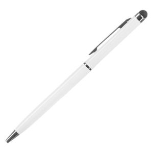 Химикалка с писалка за Touch screen бяла