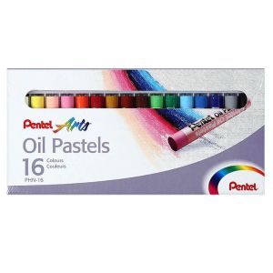 Пастели Pentel Arts маслени, 16 цвята
