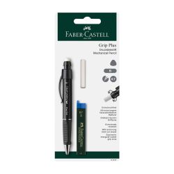 Faber-Castell Автоматичен молив Grip Plus, 0.7 mm, в комплект с мини графити