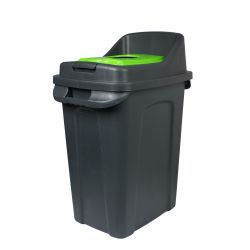 Кош за отпадъци Planet, за разделно събиране, 50 L, зелен