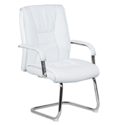 Посетителски стол Carmen 6540 - бял