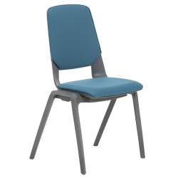 Посетителски стол LIMBER - син