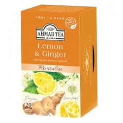Чай Ahmad Tea плодово-билков Lemon & Ginger