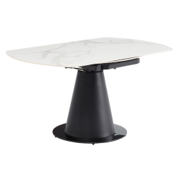 Разтегателна трапезна маса ROZAN - бяла