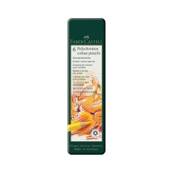 Faber-Castell Молив Polychromos, 6 цвята