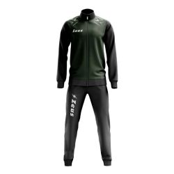 Спортен екип Zeus Tuta Easy, черно-тъмнозелен, размер M