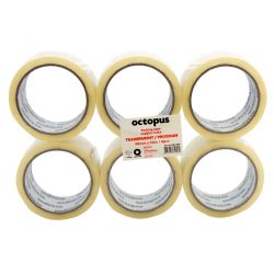 Опаковъчна лента Octopus 48mm х 50m, 40mic, прозрачна