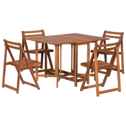 Градински комплект пакет маса с 4 сгъваеми стола CLAUS